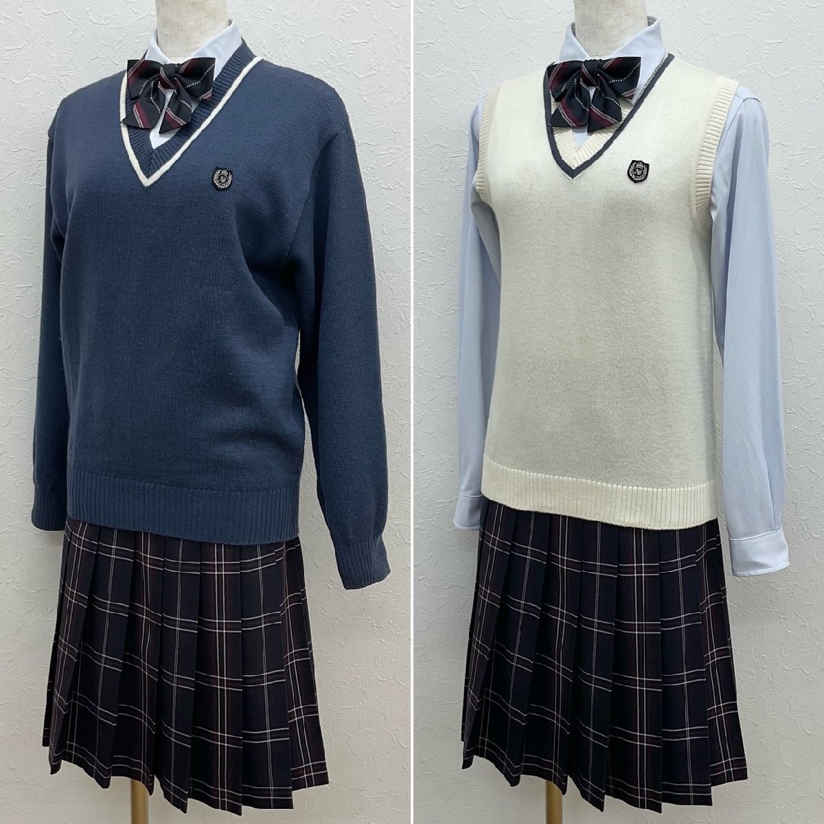 U162/S955(/箱)北海道 札幌英藍高校 女子制服9点 /155A/S/M/ U162/S955(/箱)北海道 札幌英藍高校 女子制服9点 /155A/S/M/