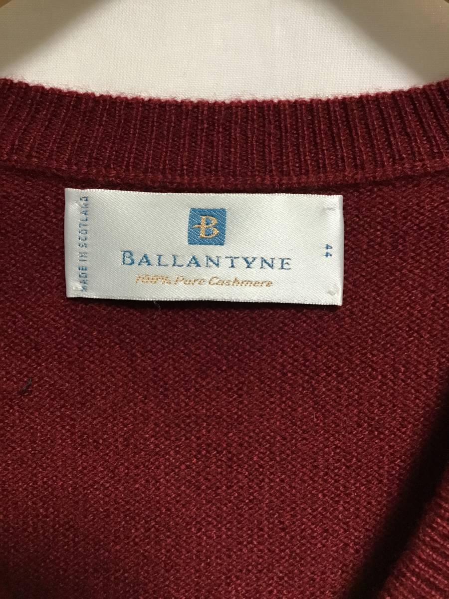 新版 新品 BALLANTYNE. バランタイン カシミヤ 100 % セーター Sサイズ