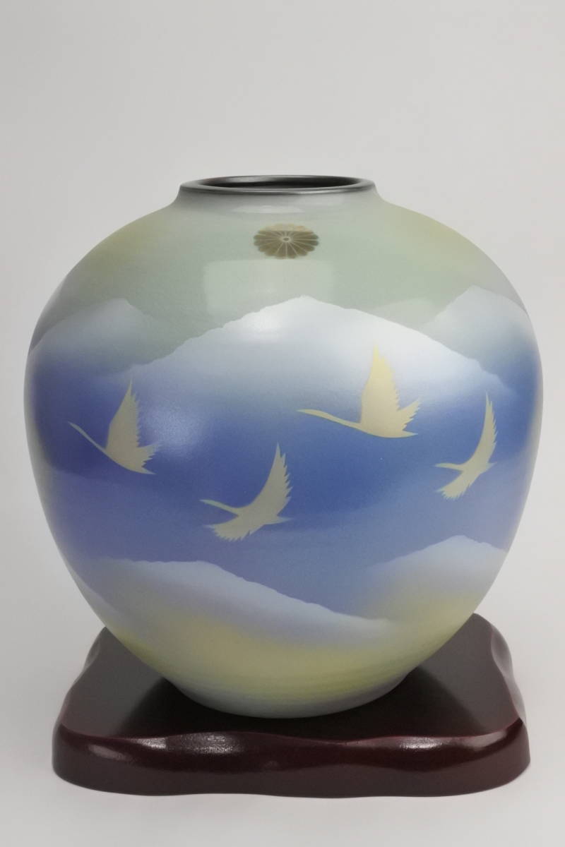 Yahoo!オークション - 皇室特別記念品 天皇陛下菊の御紋入 飛鶴