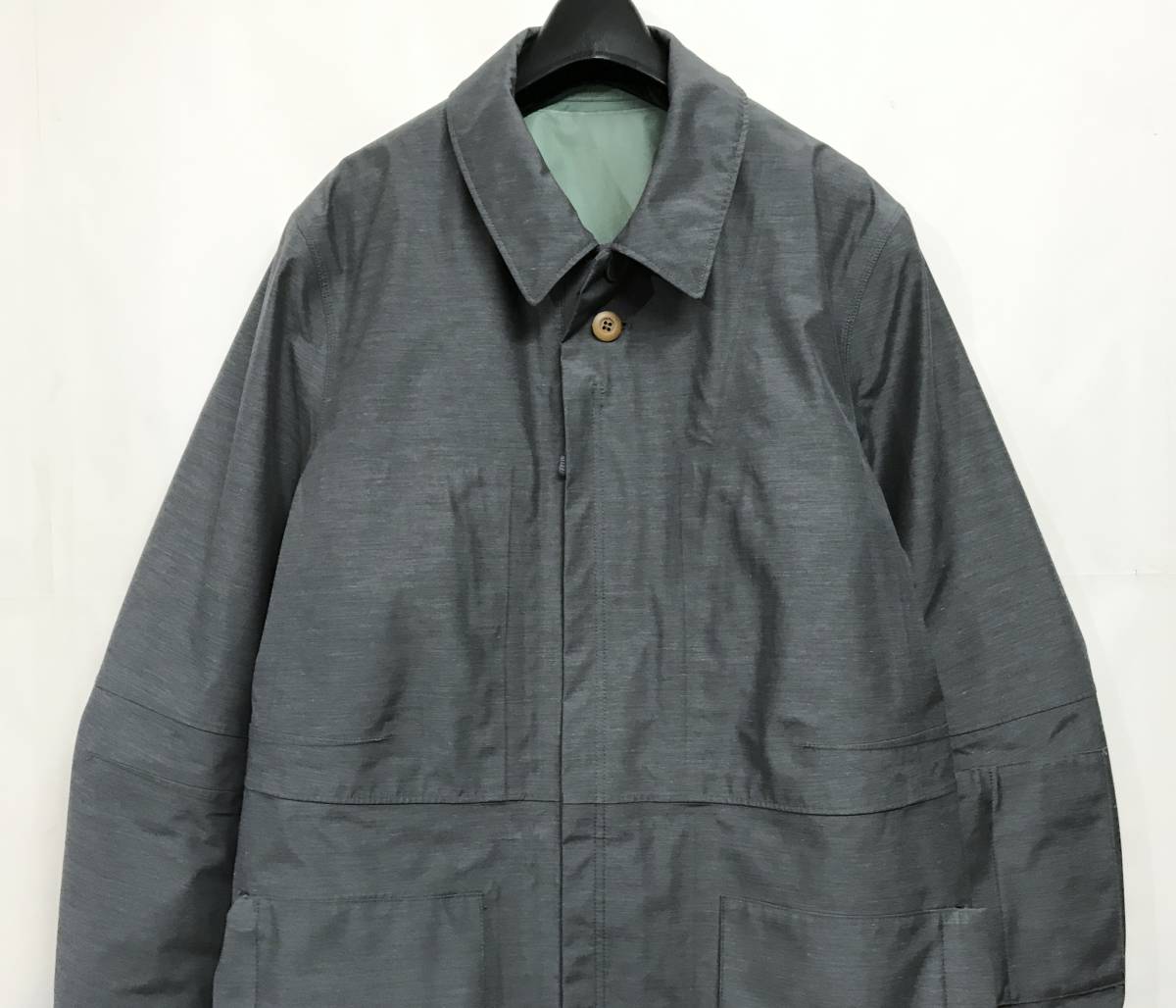 4 размер *UNDERCOVER undercover GORE-TEX Gore-Tex пальто с отложным воротником Gray серый 