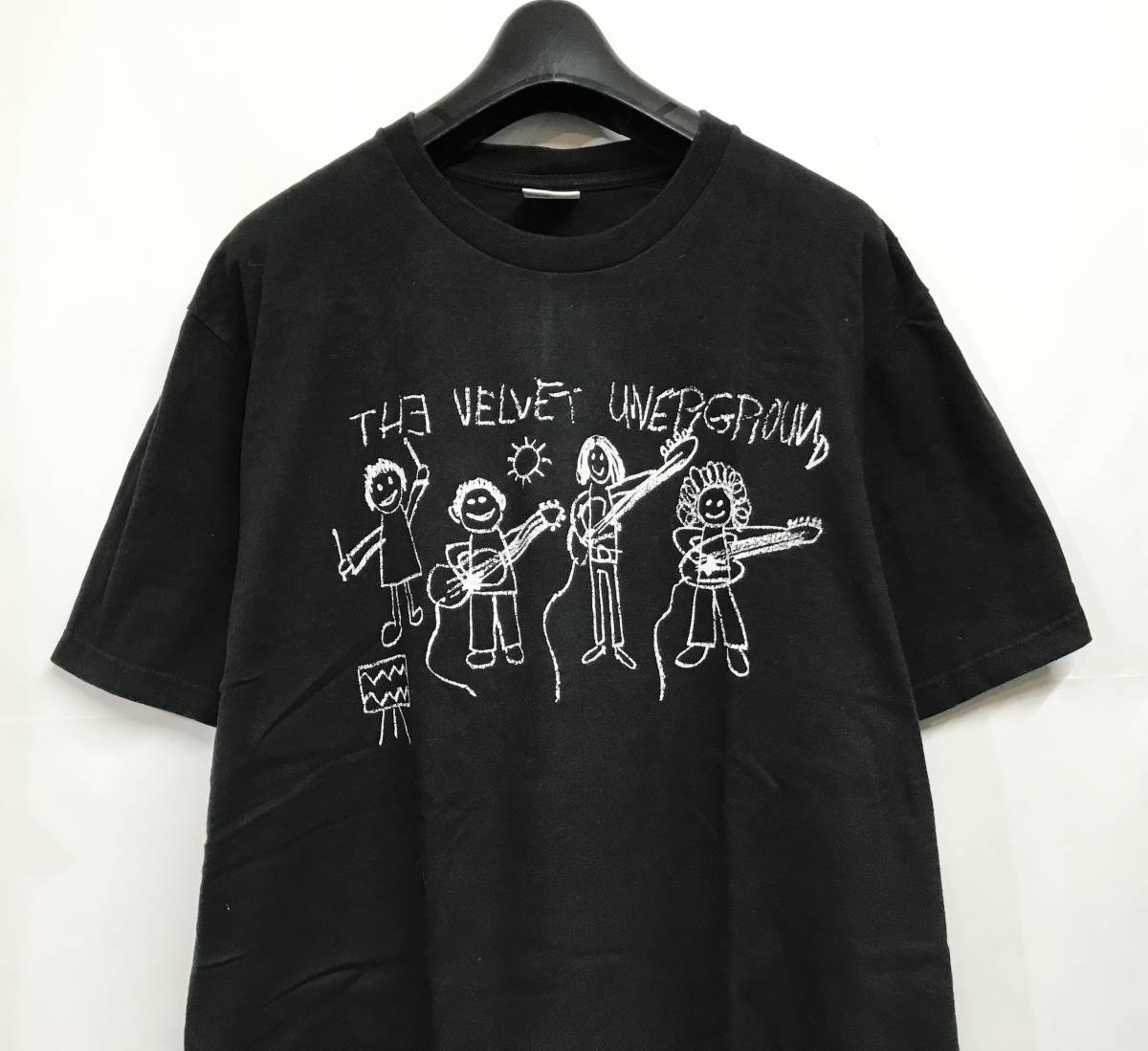 Mサイズ 19FW Supreme / The Velvet Underground Drawing Tee シュプリーム ベルベットアンダーグラウンド Tシャツ M 黒_画像4