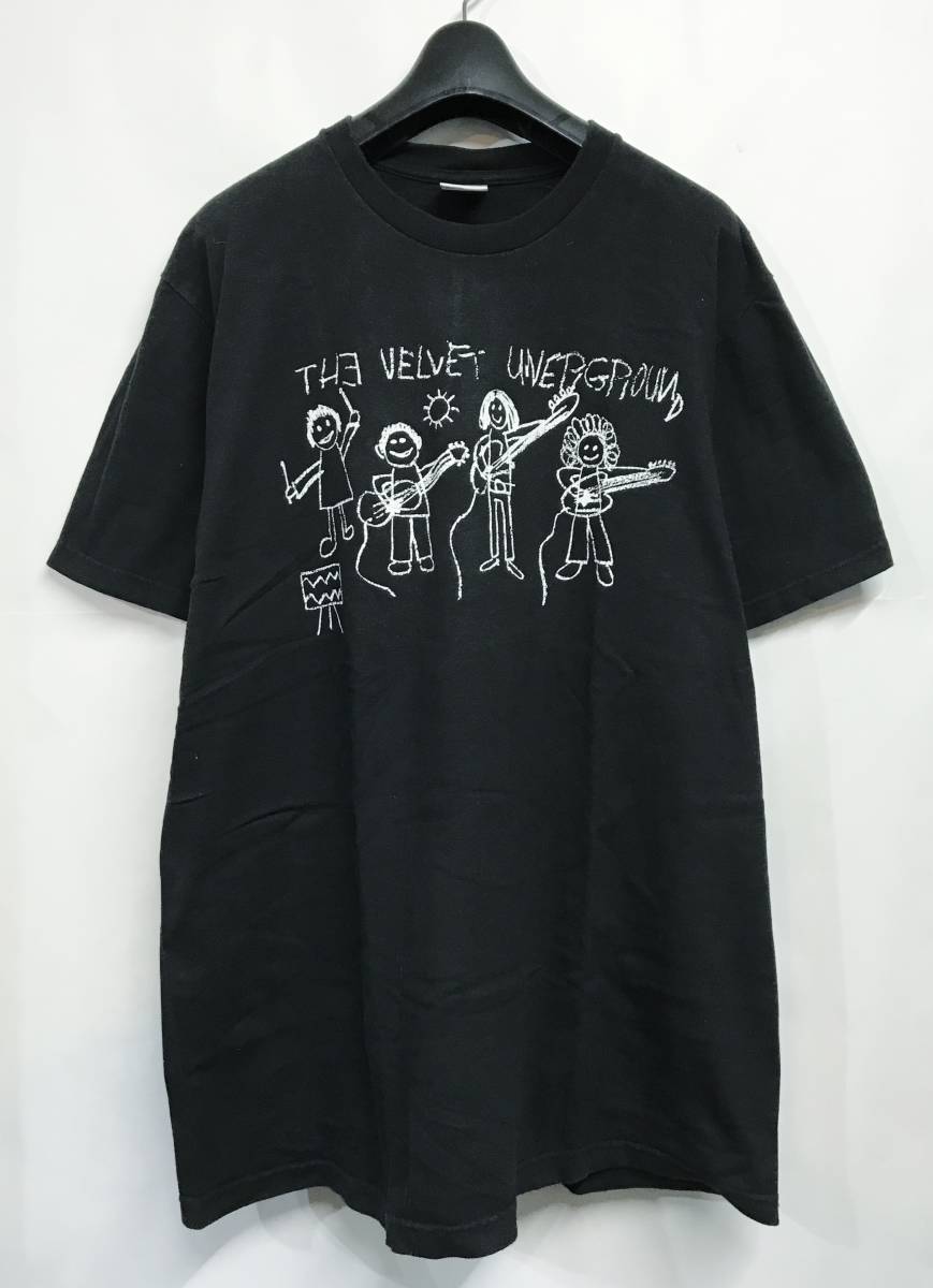 Mサイズ 19FW Supreme / The Velvet Underground Drawing Tee シュプリーム ベルベットアンダーグラウンド Tシャツ M 黒_画像3