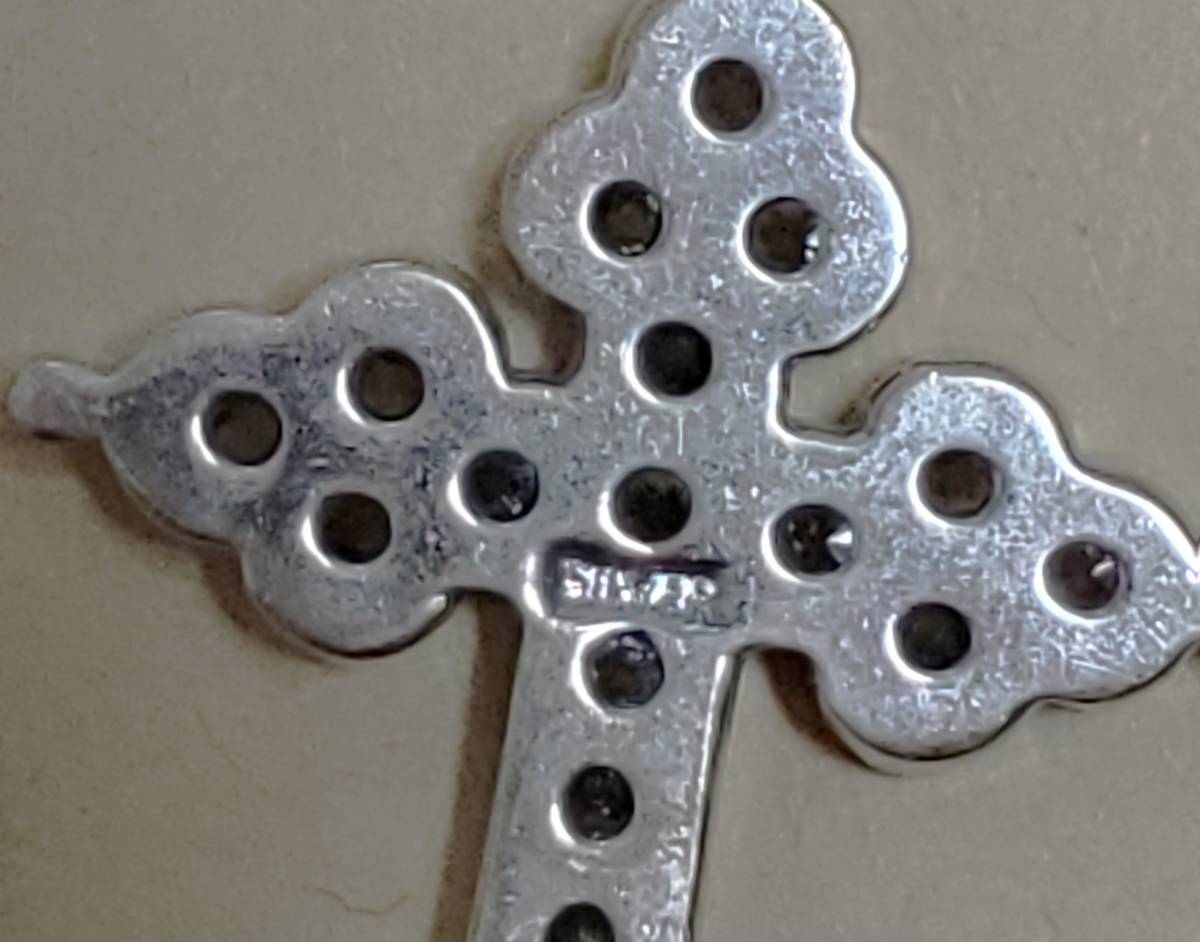 クロス　十字架　SILVER925　ペンダントトップ　ネックレス 60㎝　美品_画像4