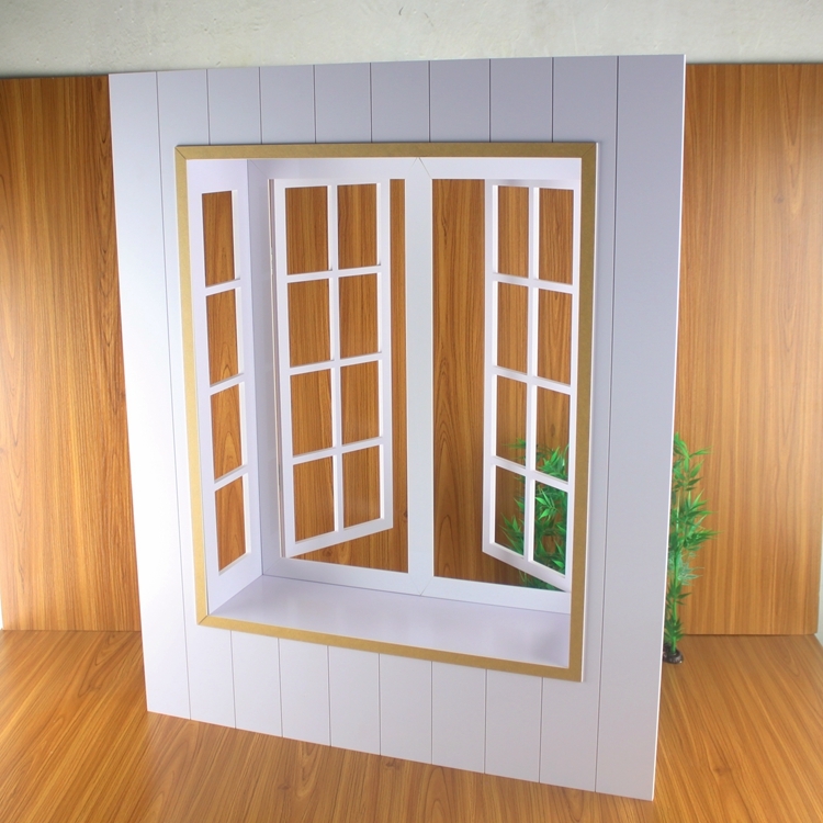 新品 BJD用 背景壁 窓 2点 SD/70cmサイズ通用 dollhouseドール用 ドールハウス doll 球体関節人形用 撮影 MZ-002_画像1