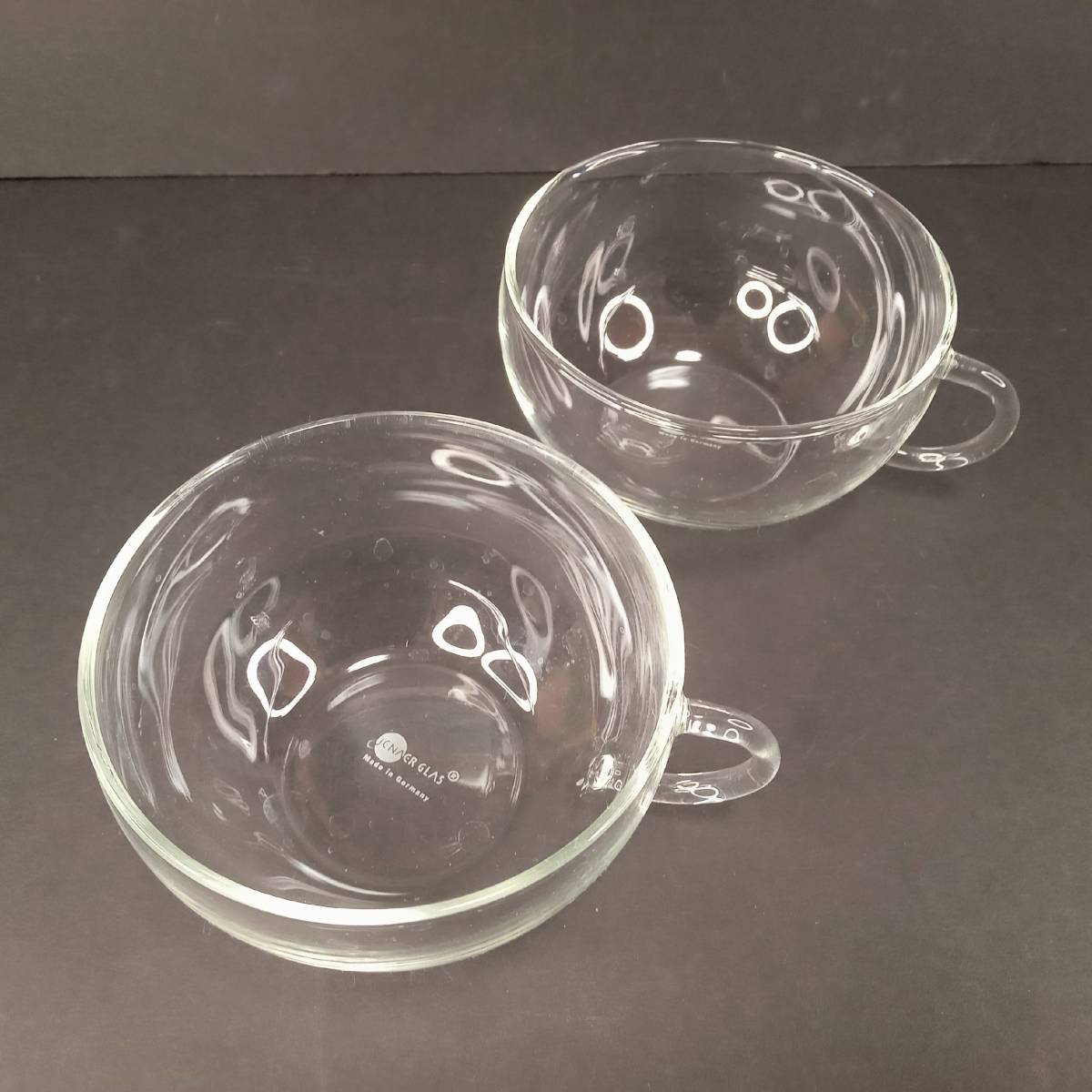 【AIKU-YA】イエナグラス ドイツ製 カップ 2つ イエナガラス