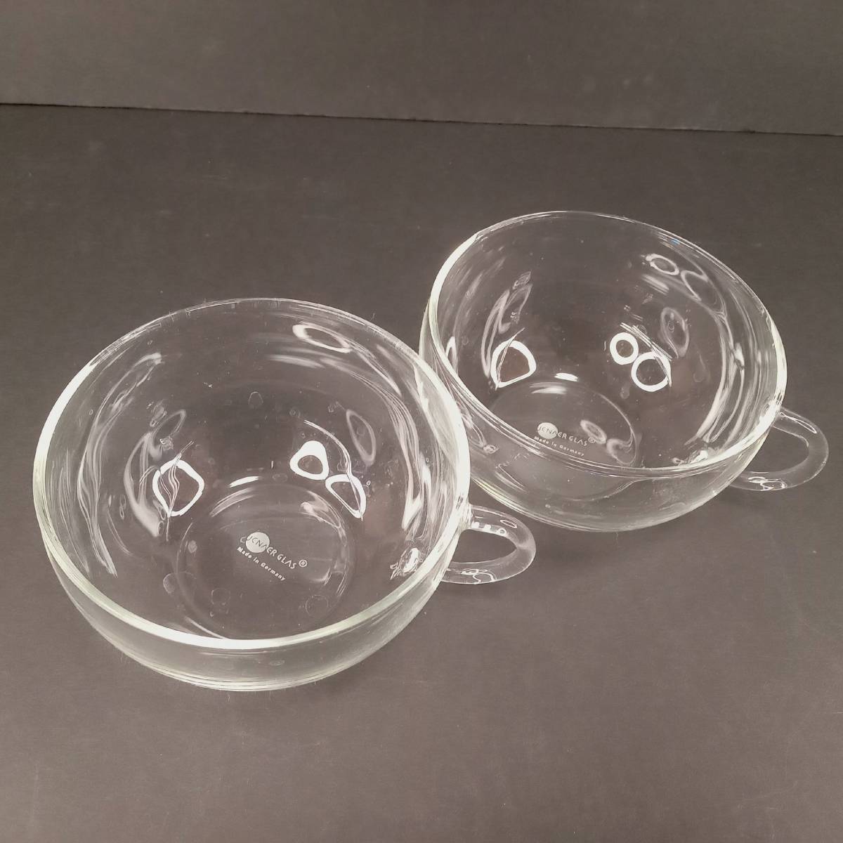 【AIKU-YA】イエナグラス ドイツ製 カップ 2つ イエナガラス