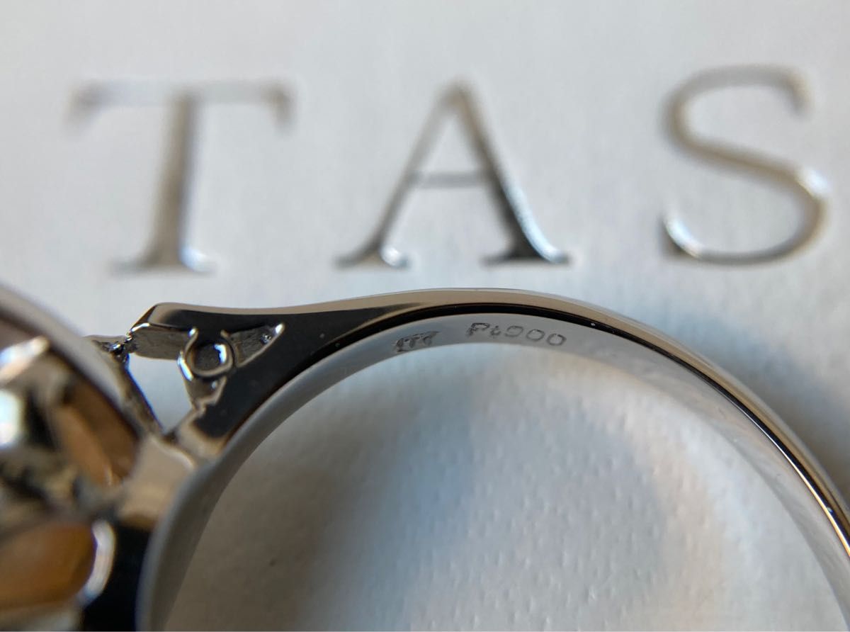 TASAKI タサキ 最高級 8mm 一粒パール 真珠 約9号 縦爪 プラチナ TASAKI タサキ 最高級 8mm 一粒パール 真珠 約9号 縦爪 プラチナ