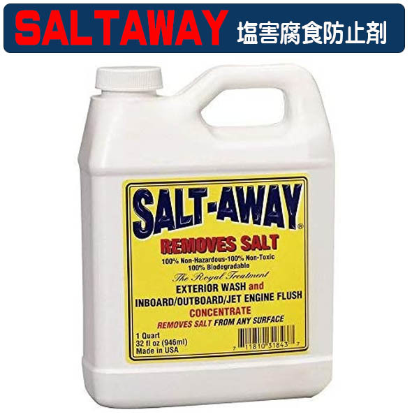 SALT-AWAY(ソルトアウェイ) ソルトアウェイ(塩害腐食防止剤) 原液 946mL　釣り　フィッシング　水上バイク　ジェット_画像1