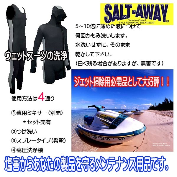 SALT-AWAY(ソルトアウェイ) ソルトアウェイ(塩害腐食防止剤) 原液 946mL　釣り　フィッシング　水上バイク　ジェット_画像3