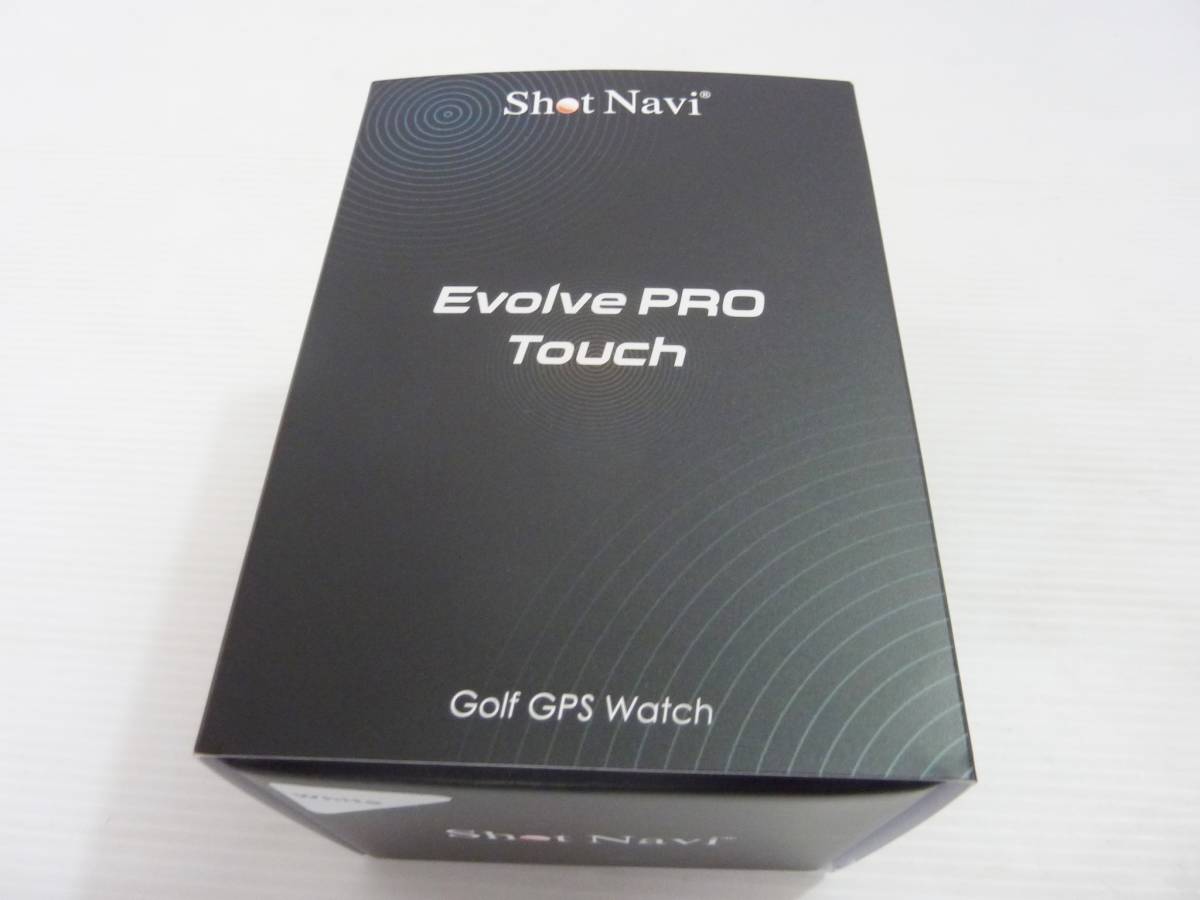 CV5289tb 売り切りセール！ 美品 Shotnavi ショットナビ Evolve PRO Touch ホワイト GPS ゴルフナビウォッチ 腕時計タイプ_画像6