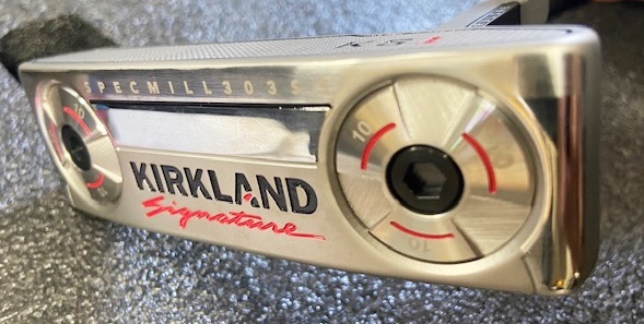 CH0965tb 売り切りセール！ KIRKLAND SIGNATURE ゴルフパター 87.6cm 34.5インチ ヘッドカバー付き_画像6