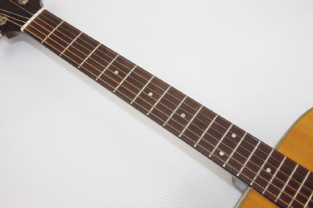 [7D-510-078] アコースティックギター YAMAHA ヤマハ FG-200F 1974年 ブラックラベル アコギ 音出し確認済み 中古_画像4