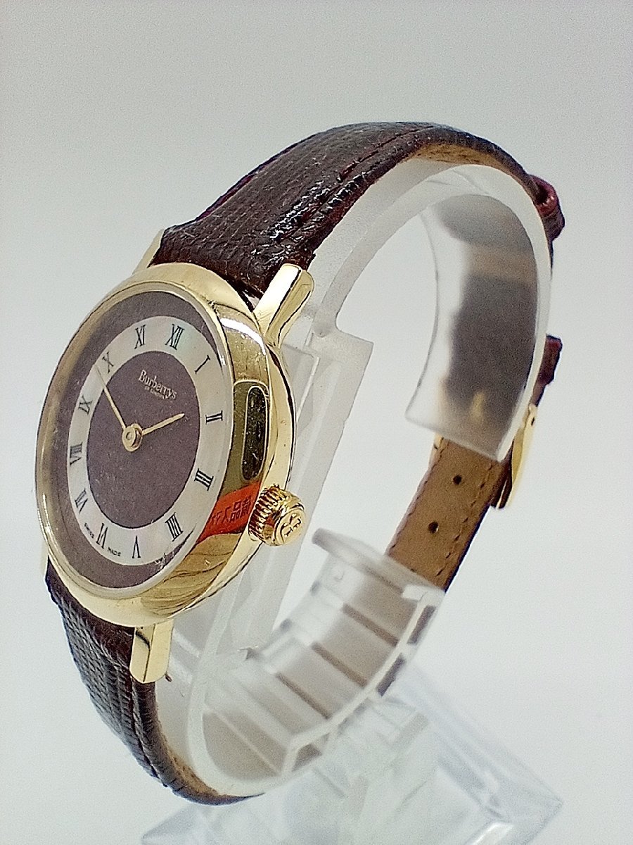 [15B-510-019] Burberry バーバリー レディースウォッチ 6000Ｌ 不動品 腕時計_画像3