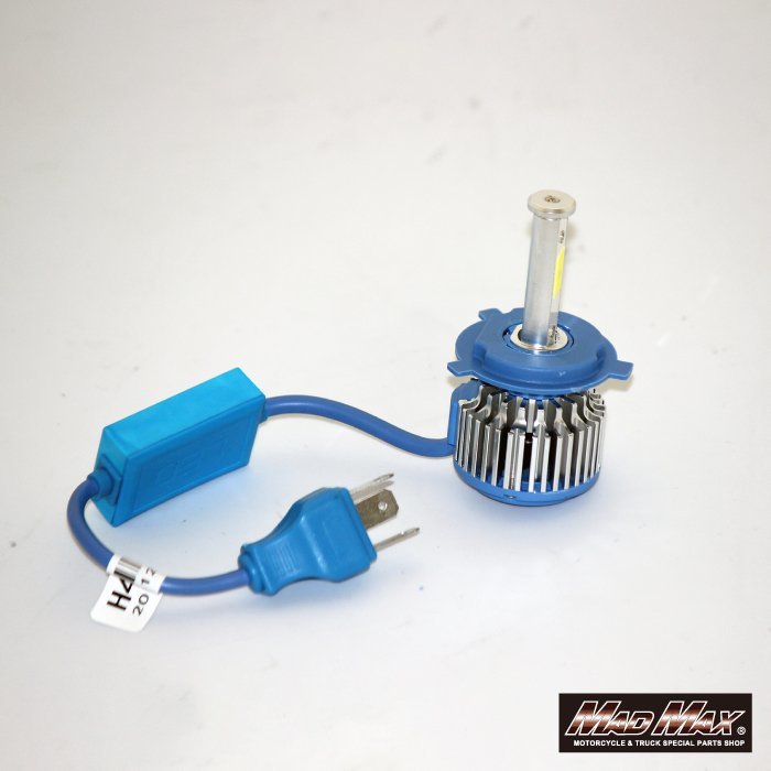 バイク/カー用品 LEDヘッドライト H4 ヘッドライトランプ 6000K ホワイト発光 12V 2個SET/デリカ パジェロ ラティオ キューブ【送料800円】_画像1