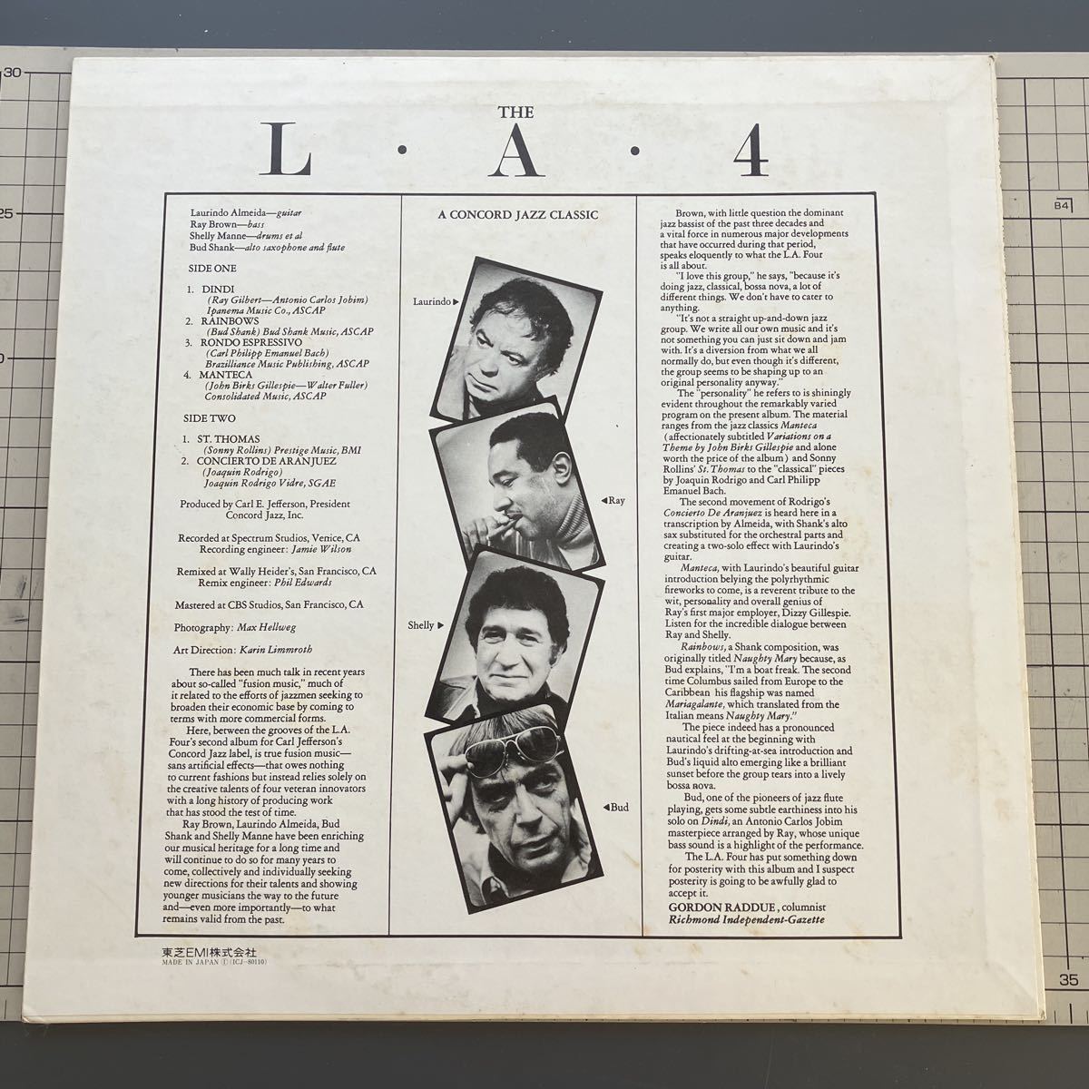 The L.A.Four Laurindo, Ray, Shelly, Bud / IJC-80110 / JPN / insert_画像2