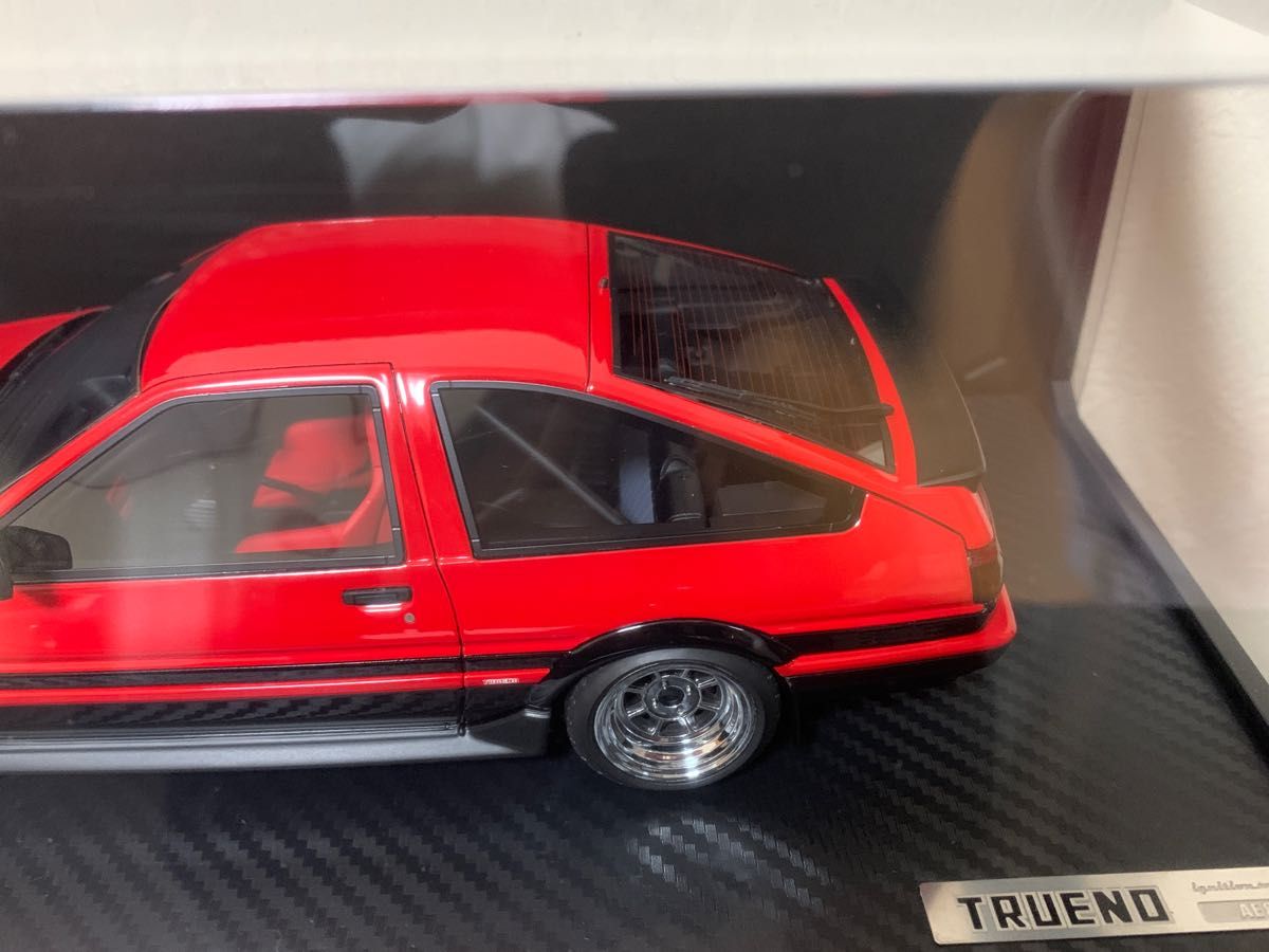 イグニッションモデル1/18 AE86トレノレッド　IG0537 最終値下げ