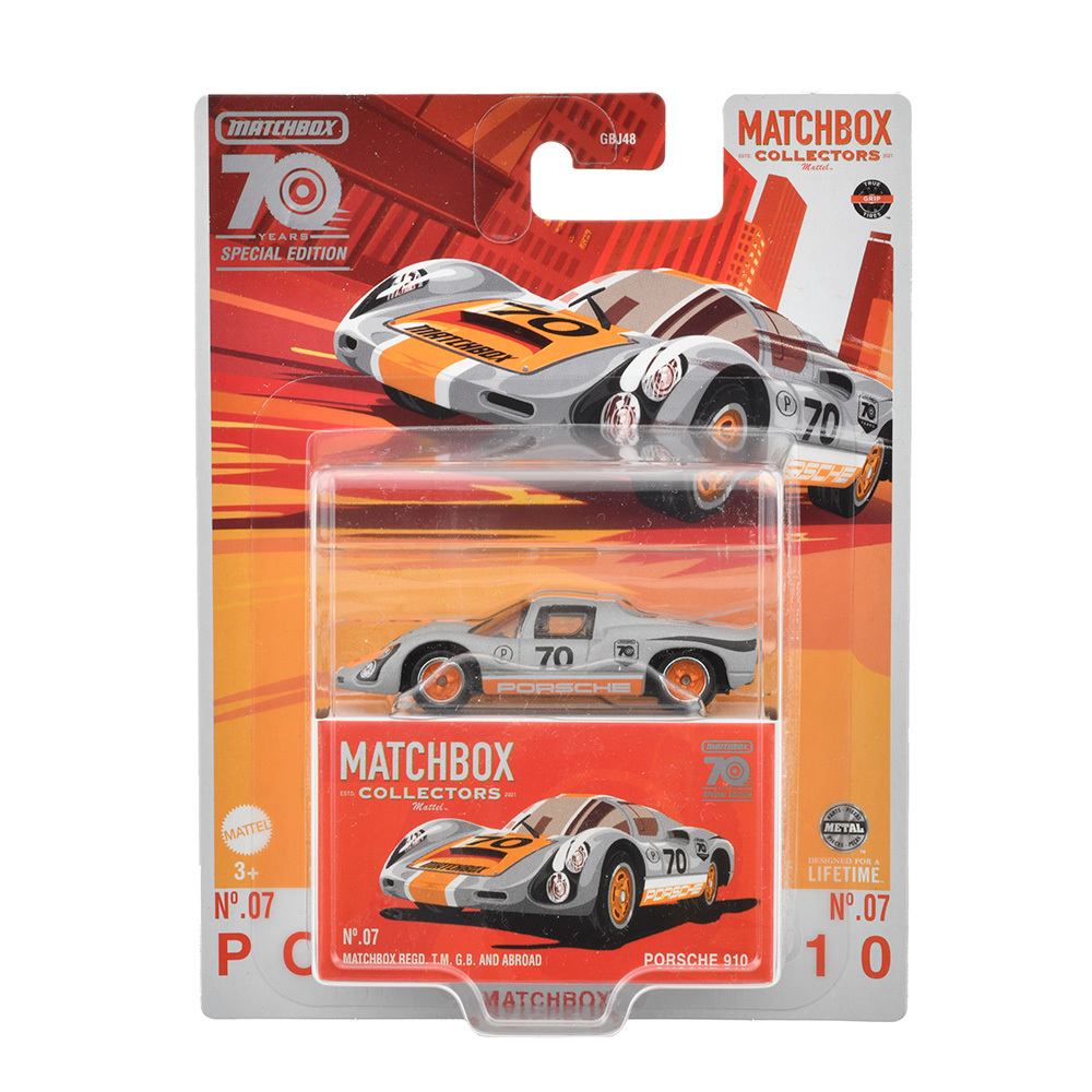 即決☆☆MB PORSCHE 910 ポルシェ MB70周年 特別仕様 マッチボックス MATCHBOX_画像1