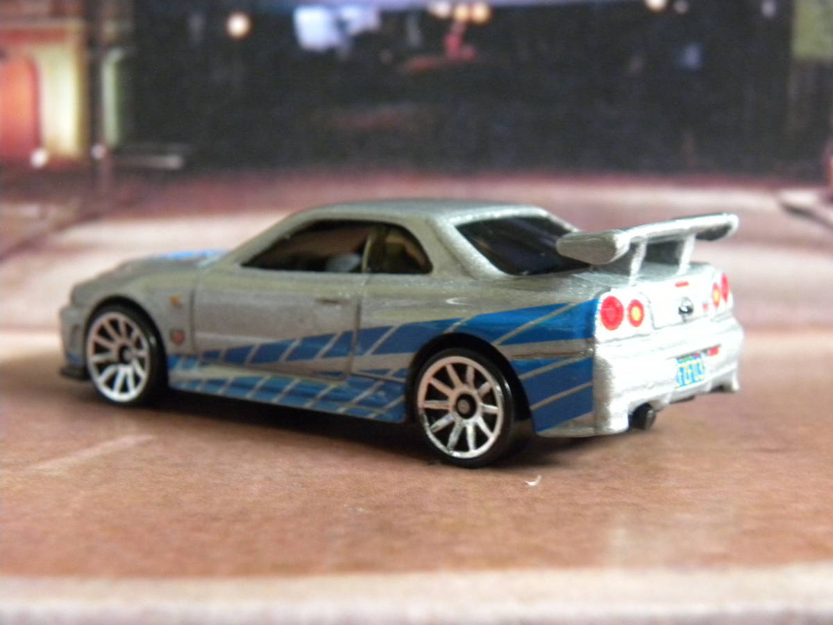 即決☆☆ルース NISSAN SKYLINE GT-R (BNR34)　スカイライン 　ワイルドスピード　FAST&FURIOUSホットウィール Hot Wheels_画像7