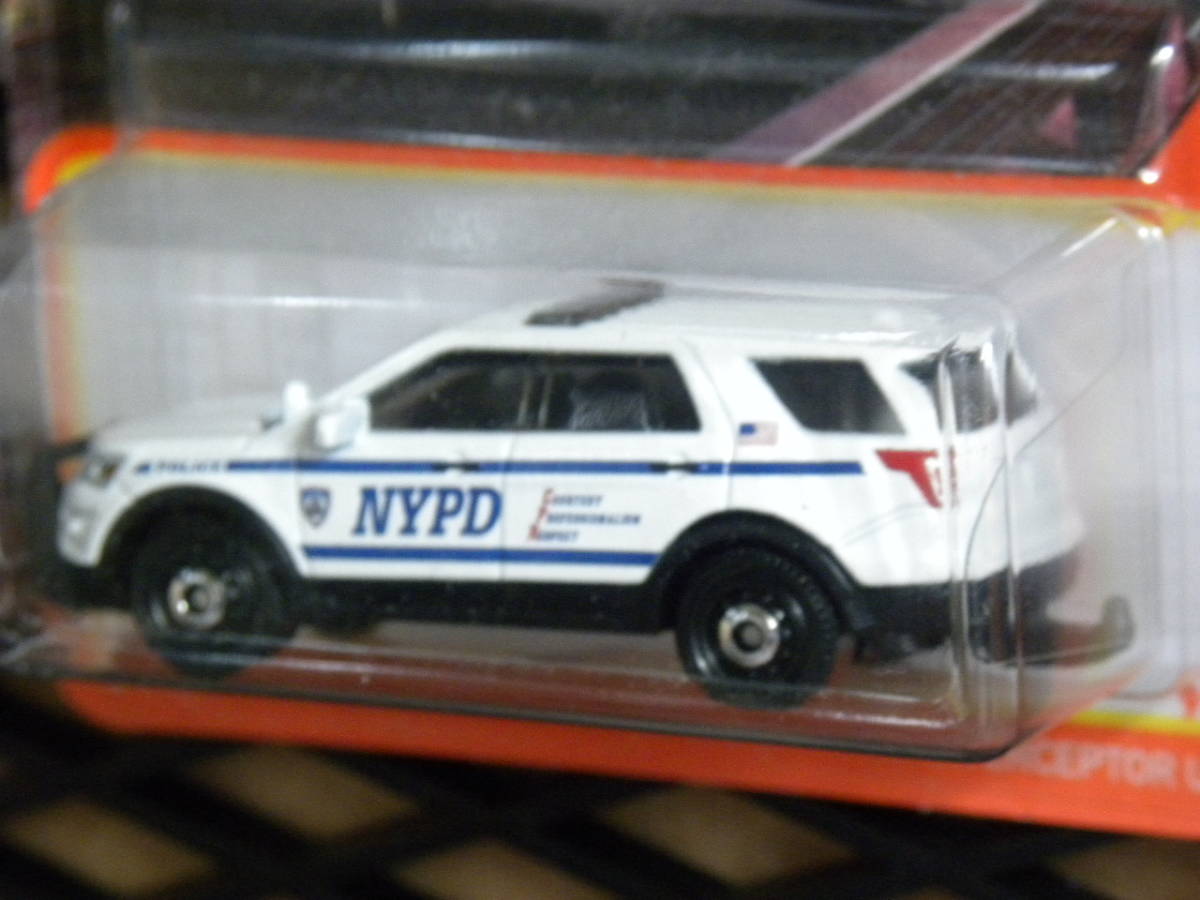 即決☆☆MB2016 フォード　インターセプター　ユーティリティ FORD INTERCEPTER NYPD マッチボックス MATCHBOX　定形外発送可能_画像4