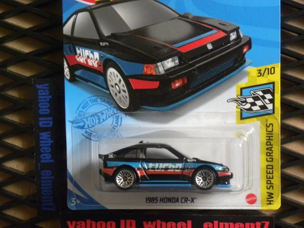 即決☆☆1985 HONDA CR-X HW SPEED GRAPHICS ホンダ　ホットウィール Hot Wheels_画像1