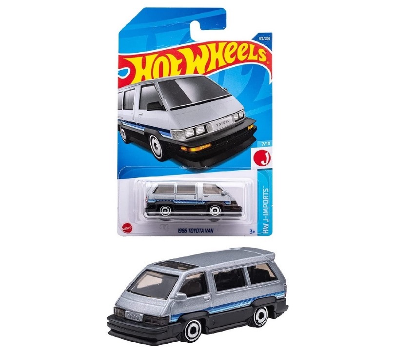 送料　220円〜即決☆☆1986 トヨタ　バン　タウンエース 　シルバー　HW J-IMPORTS 　TOYOTA VAN_画像1