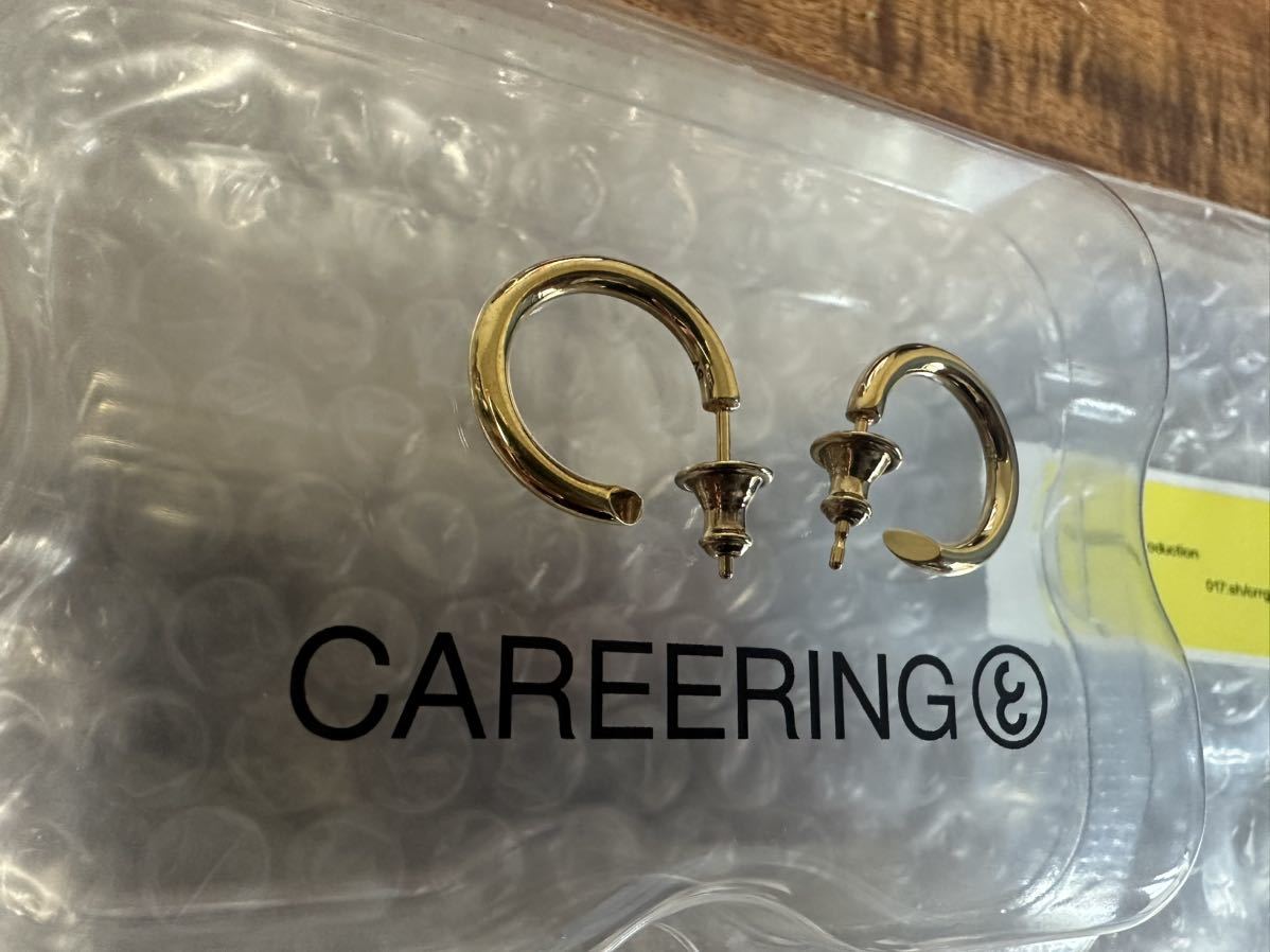 CAREERING PLACEBO 301 ゴールド 両耳 キャリアリング ピアス CAREERING PLACEBO 301 ゴールド 両耳 キャリアリング ピアス