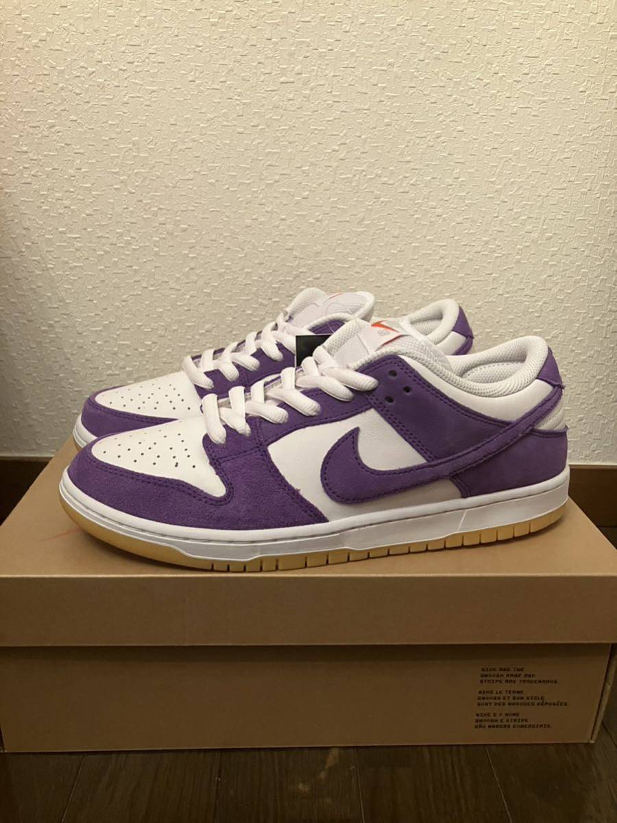 NIKE SB ナイキ　ダンク　ロー プロ　27.5cm コートパープル　ガム　オレンジレーベル　DUNK LOW PRO_画像1