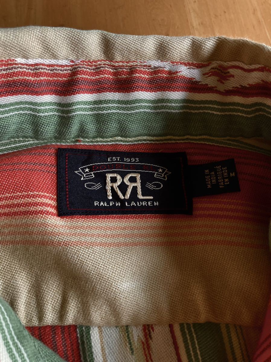 RRL ウエスタンジャガードシャツジャケット M ネイティブ 未使用タグ 
