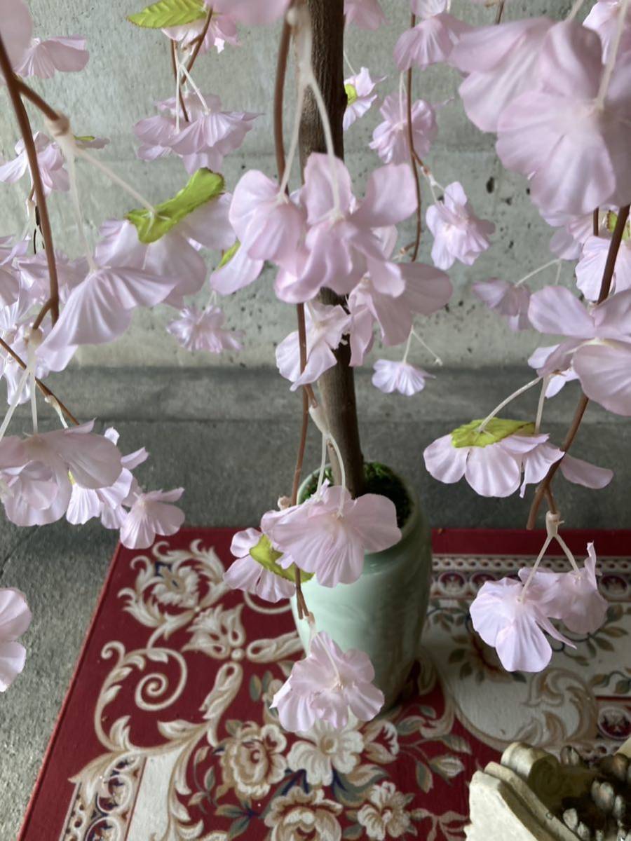光触媒 人工観葉植物 ウォールグリーン フェイクグリーン 枝垂れ桜