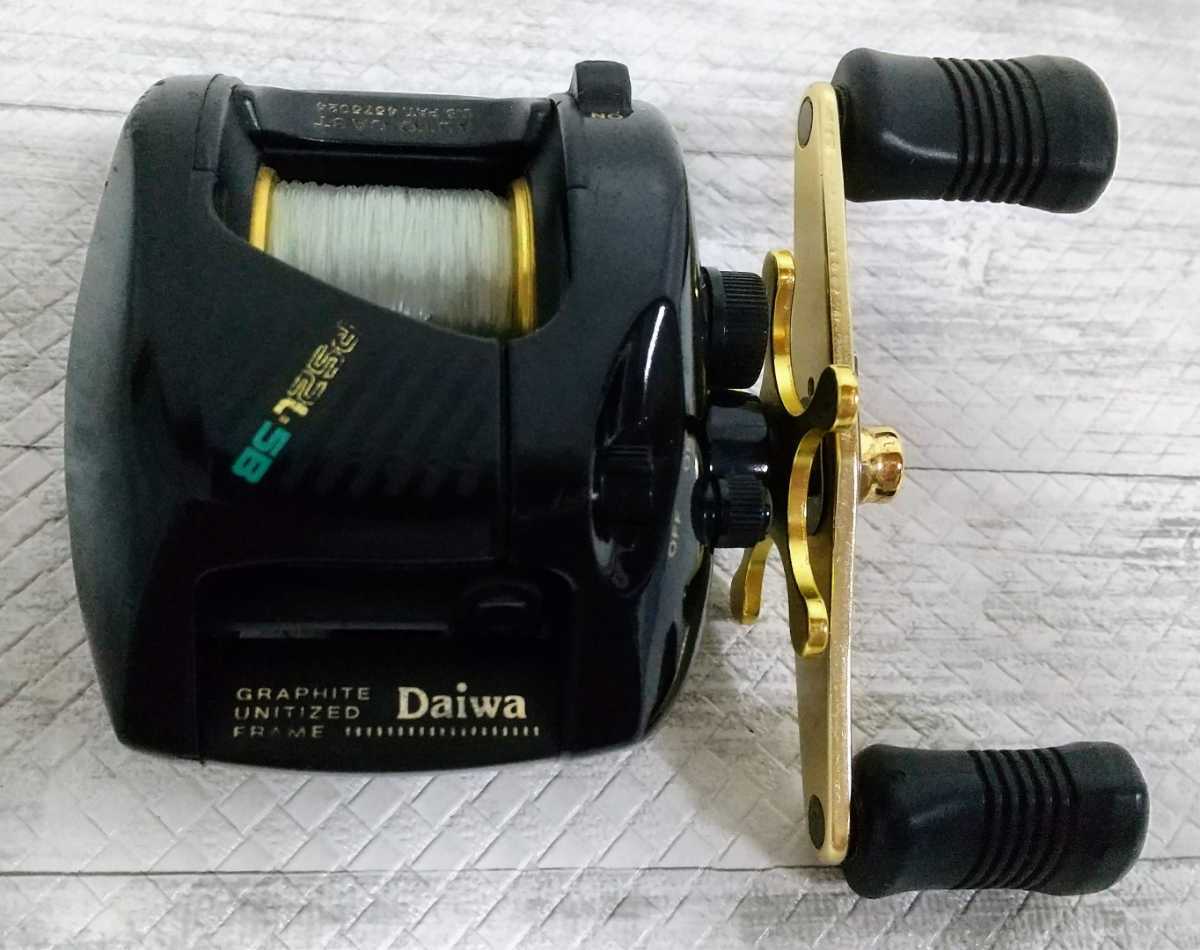 Daiwa ダイワ PS2L−5b USED品 90年代左ハンドル 希少品 トップ 巻き物 船釣り タコ テトラ穴釣りなど_画像2