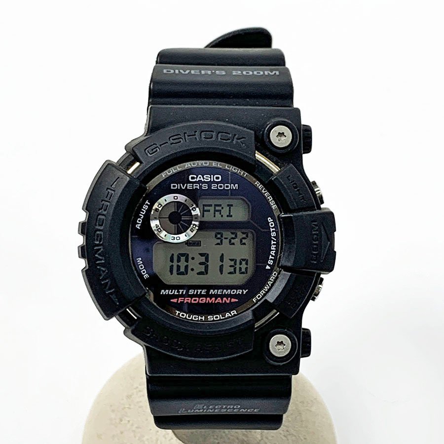 CASIO カシオ G-SHOCK FROGMAN フロッグマン 腕時計 デジタル GW-200 ブラック [U10626]