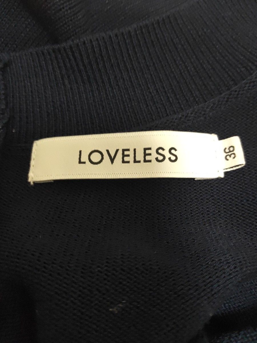 【LOVELESS】シャツコンビニットワンピース