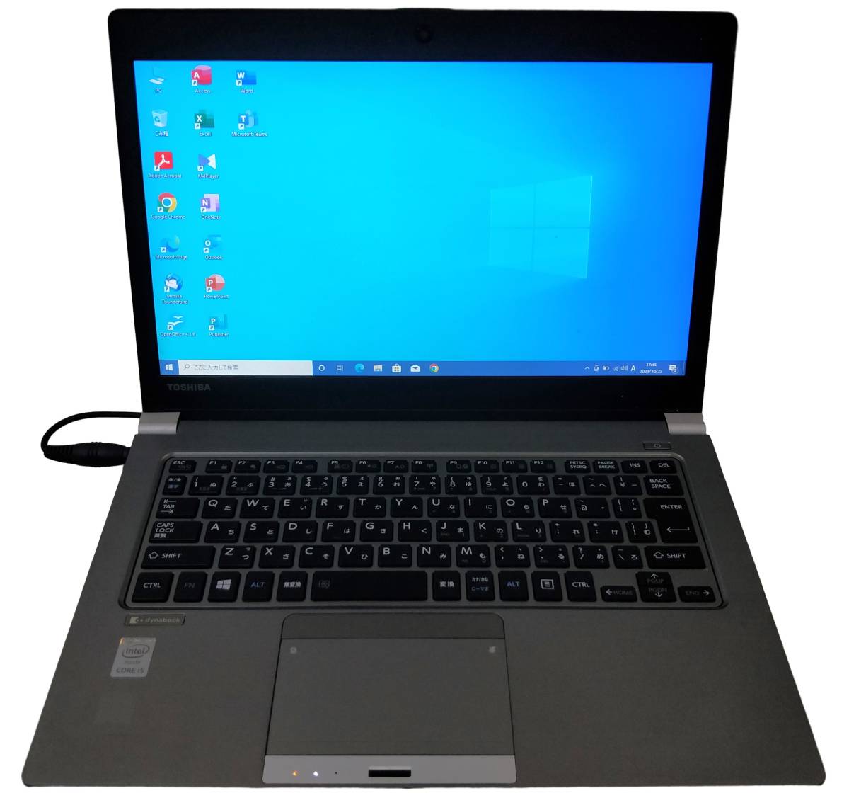 ★【驚速 TOSHIBA R63/P i5-5200U 2.20GHz x4+4GB+SSD128GB 13.3インチノートPC】Win10+Office2021 Pro/HDMI/WEBカメラ■D102349の画像1