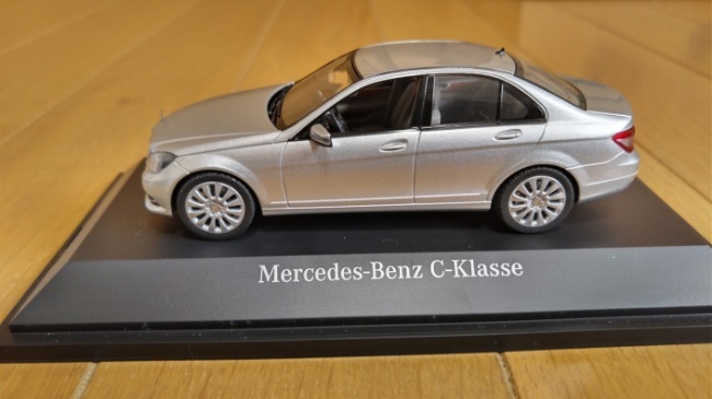  prompt decision Mercedes Benz special order original dealer color model C Class C-CLASS C-KLASSE Iridium silver 1/43 out of print rare 