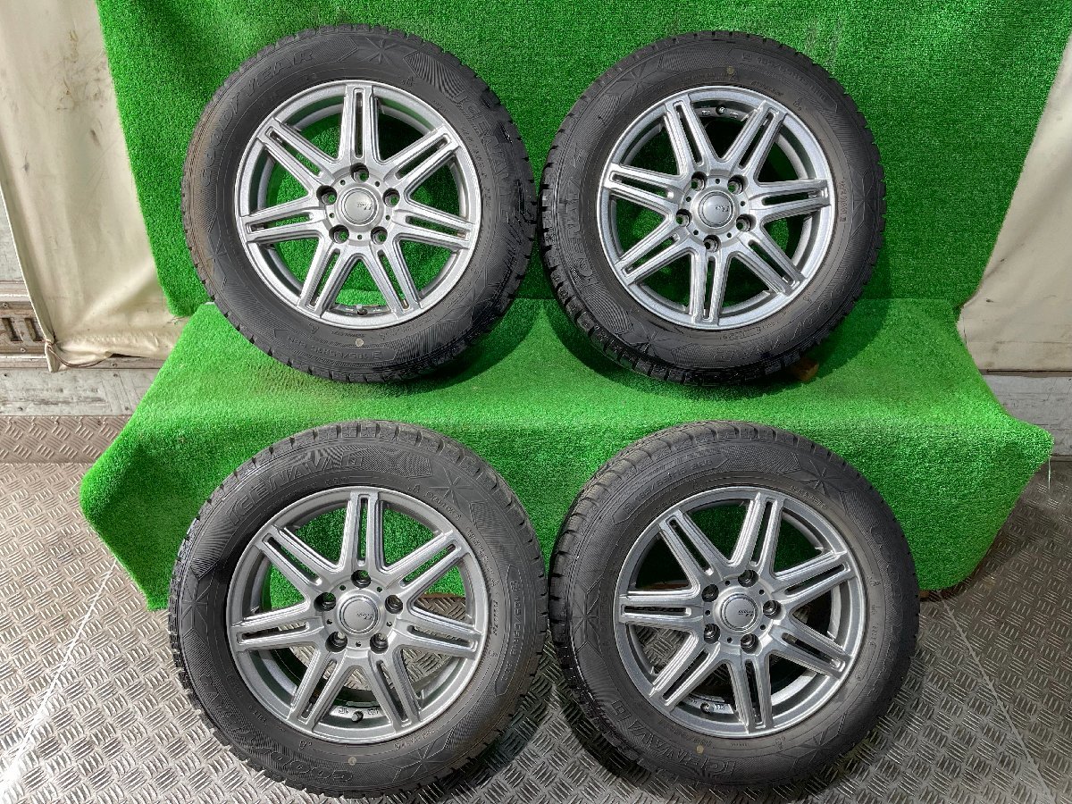 ガリキズなし SIBILLA Z7 15インチ 6.0J +43 PCD114.3 5H【185/65R15