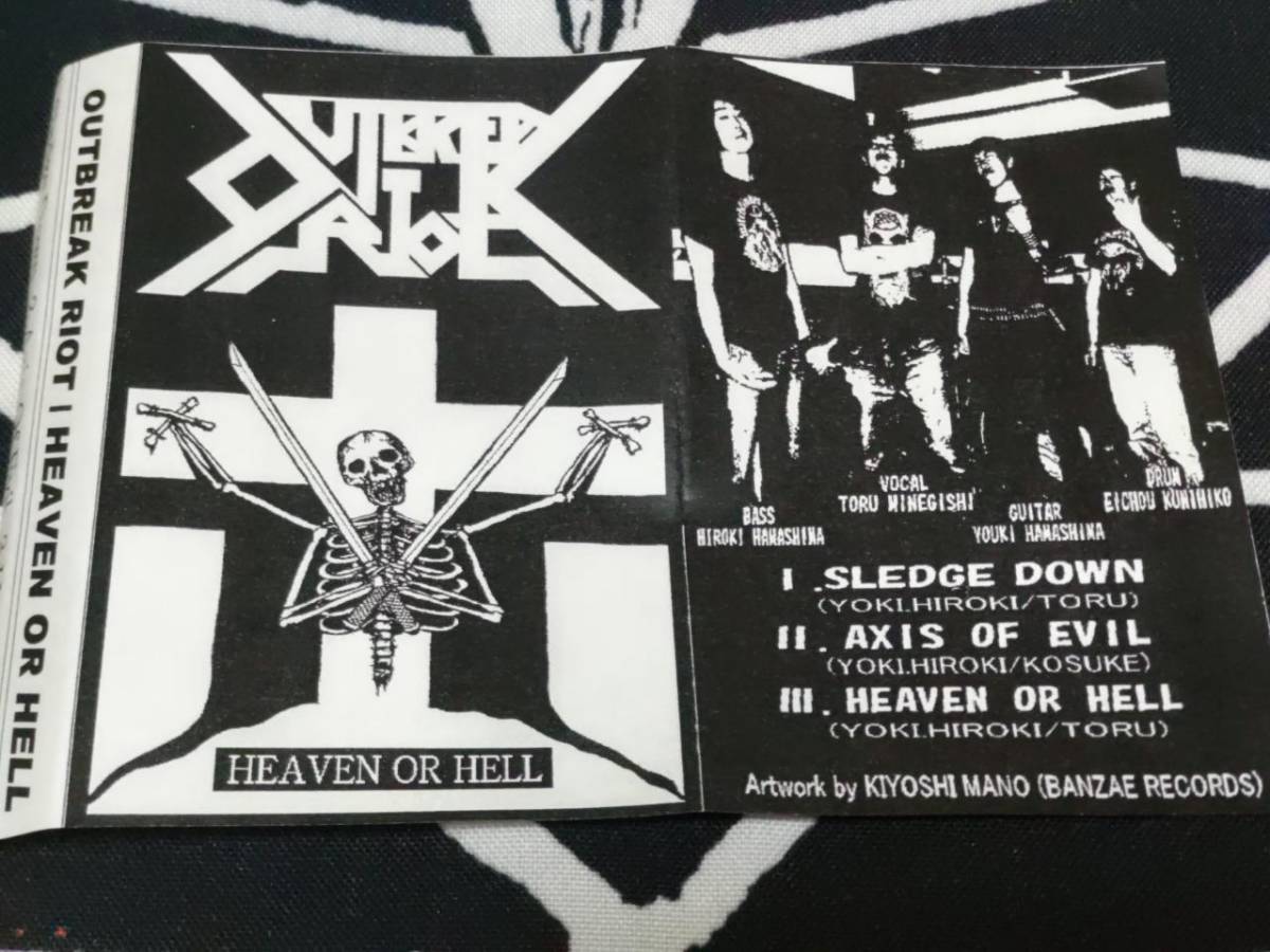 OUTBREAK RIOT/heaven or hell THRASH METAL スラッシュメタル_画像1