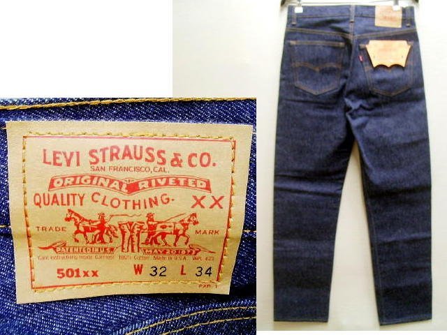 ◇即決[W32]デッドストック Levi's 501xx 91年9月製 90年代 90's USA製 リジッド 未使用品 501- ビンテージ アメリカ デニム パンツ■5596