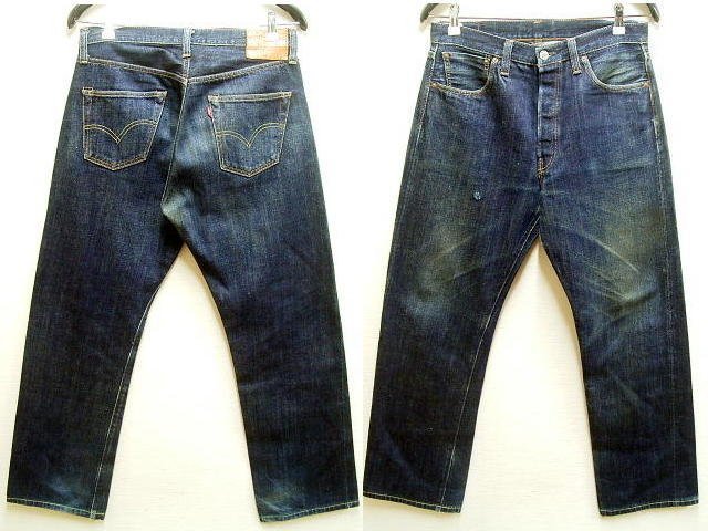 ◇即決[W34]LVC 美色 47501-0017 旧日本製 リジッド 501XX 色落ち ビンテージ復刻 レプリカ LEVI’S VINTAGE CLOTHING デニム パンツ■5623_画像1