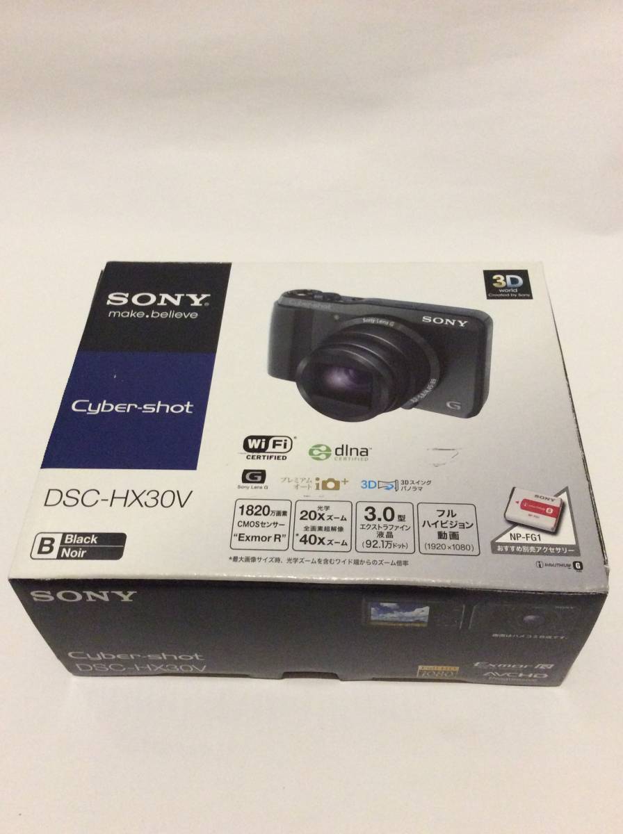 美品 ソニー SONY DSC-HX30V バッテリー2個 別充電器1個 _画像1