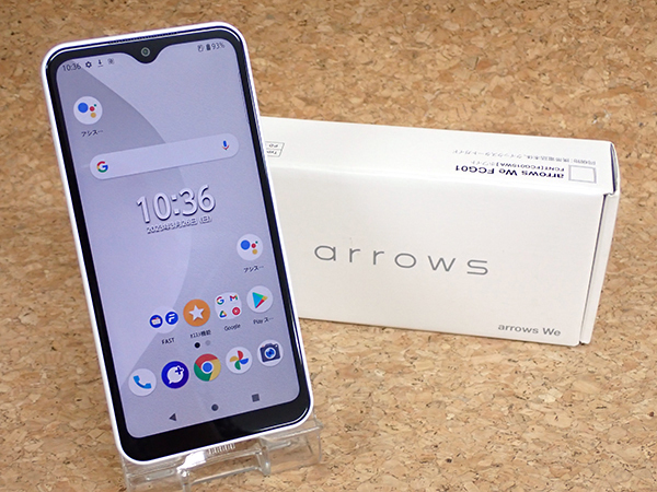 上品な スマホ FCNT 白 ホワイト FCG01 We arrows SIMフリー 美品】au