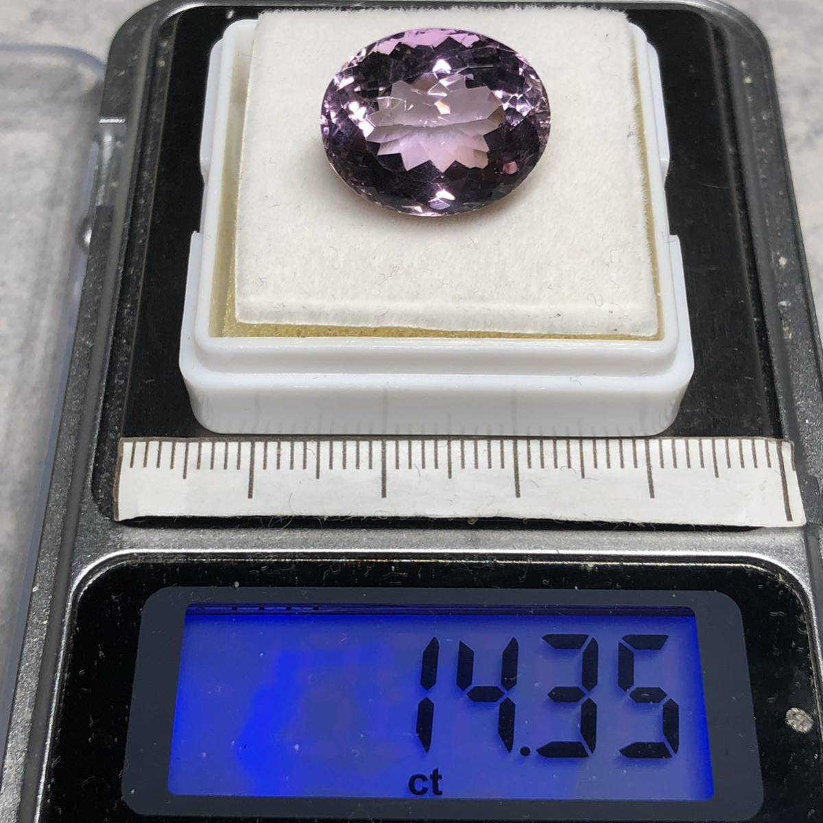 【鉱石】 14.35Ct 天然 アメトリン ルース ボリビア産 パワーストーン 鉱石 アメジスト シトリン バイカラークォーツ_画像5