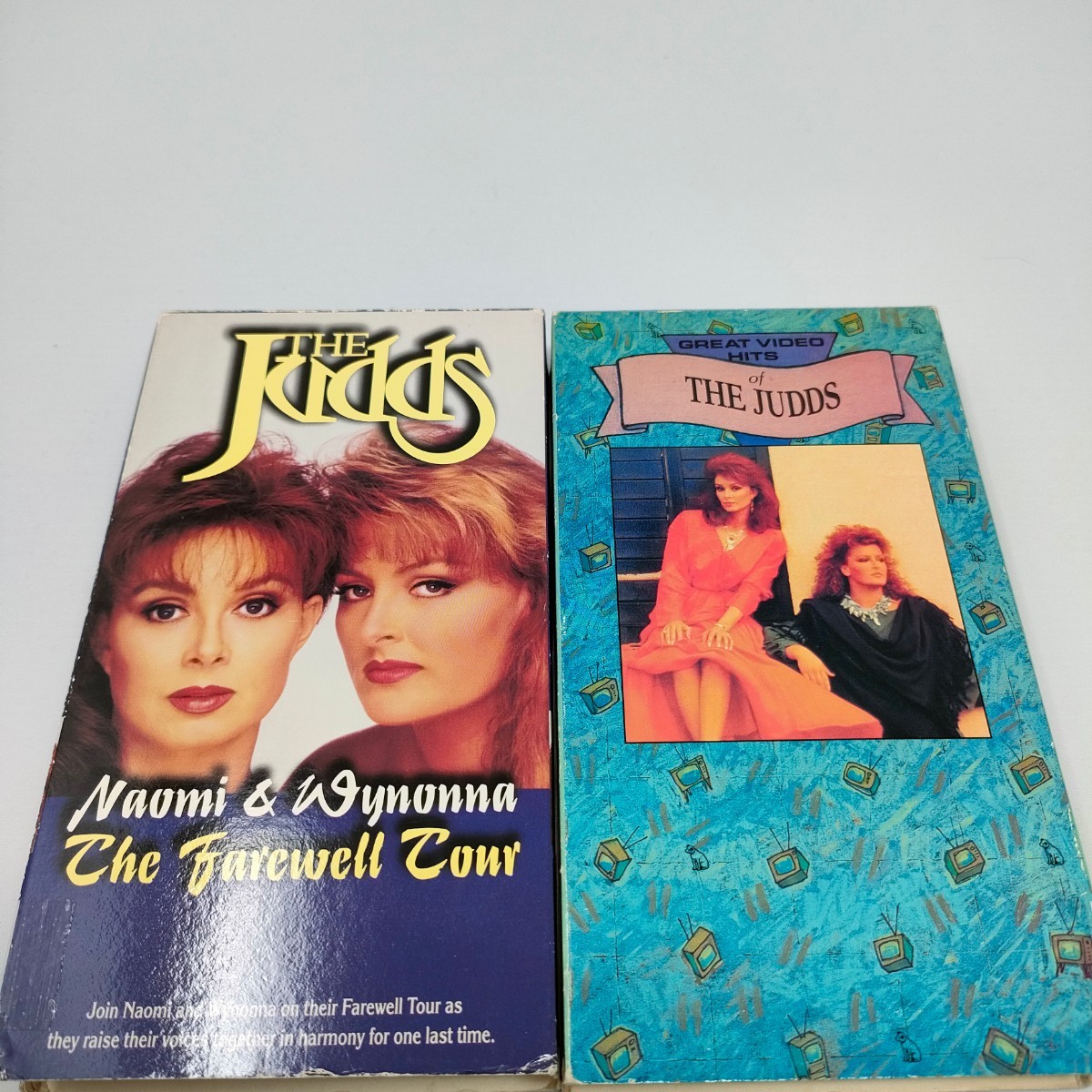 即決　送料込み　VHS 2本　The Judds Naomi & Wynonna: The Farewell Tour / GREAT VIDEO HITS ザ・ジャッズ _画像1