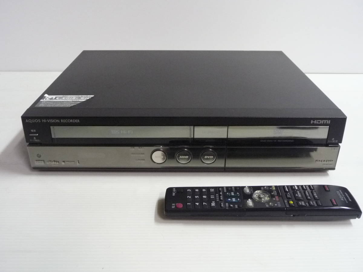 ○日本正規品○ SHARP シャープ DVD/HDD VHS/ DV-ACV52 DVDレコーダー