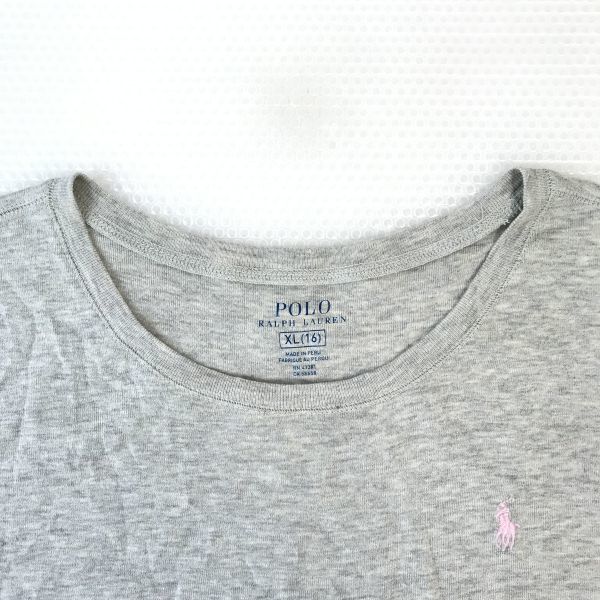 ラルフローレン/RALPH LAUREN★半袖Tシャツ/インナーウェア【women’s size -XL/グレー/gray】Tops/Shirts◆BH201_画像3