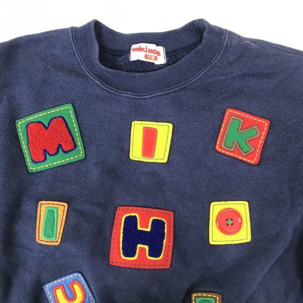 MIKIHOUSE/ Miki House * футболка [ Kids 110/ темно-синий / темно-синий ]*BG681-A