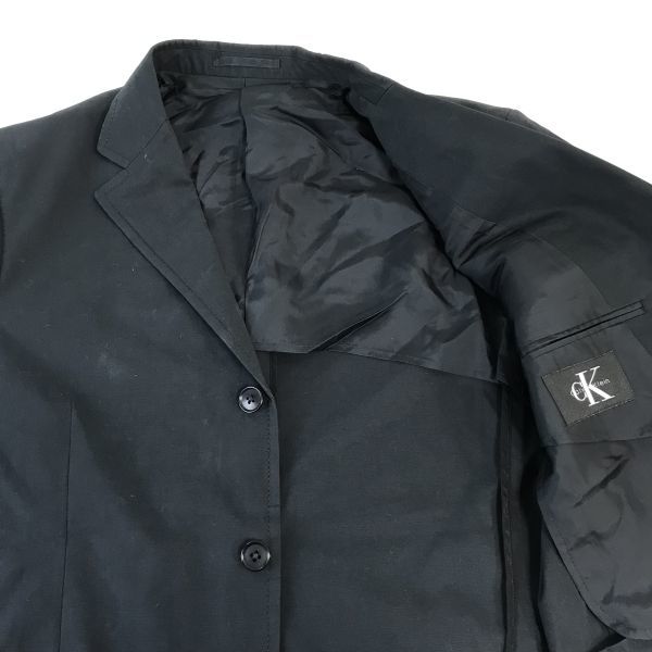 CKカルバンクライン/Calvin Klein★テーラードジャケット【メンズ38/黒に近いネイビー/black】背抜き/ブレザー/Jackets/Jumpers◆BH263_画像5