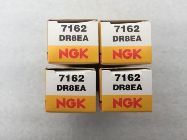 送料無料 NGK プラグ DR8EA 4本セット GSX1100S カタナ 刀 ST250 SW-1 バンバン200 グラストラッカー ビッグボーイ メンテナンス 予備 格安_画像3