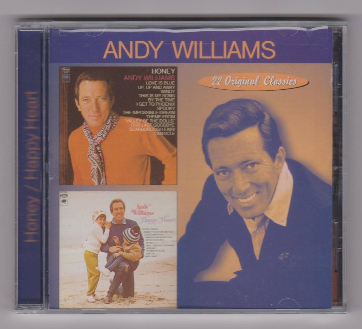 【新品/輸入盤CD】ANDY WILLIAMS/Honey & Happy Heart_画像1