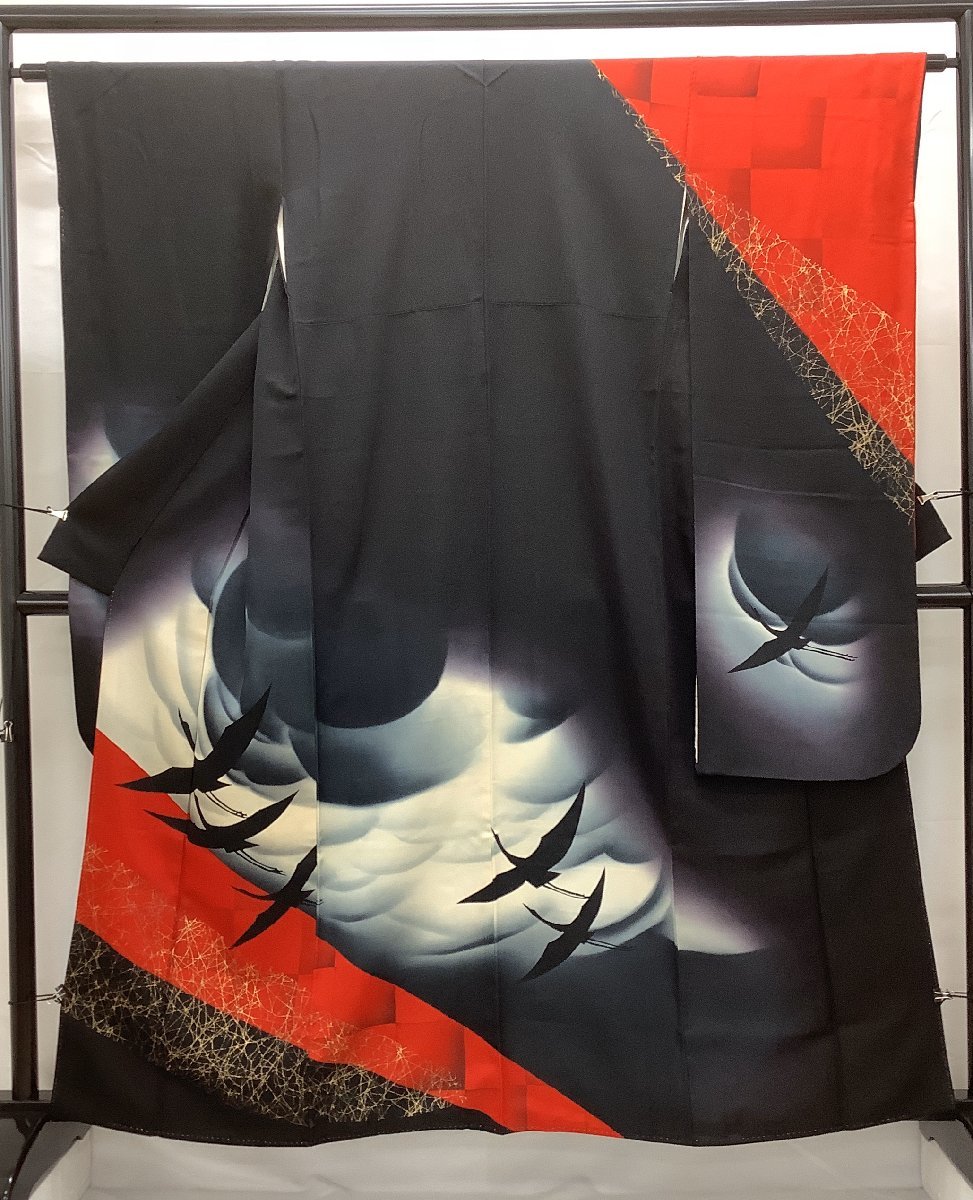 Yahoo!オークション - 着物cocon 振袖 永田萌 落款印 身丈159 裄 Yahoo!オークション - 着物cocon 振袖 永田萌 落款印 身丈159 裄