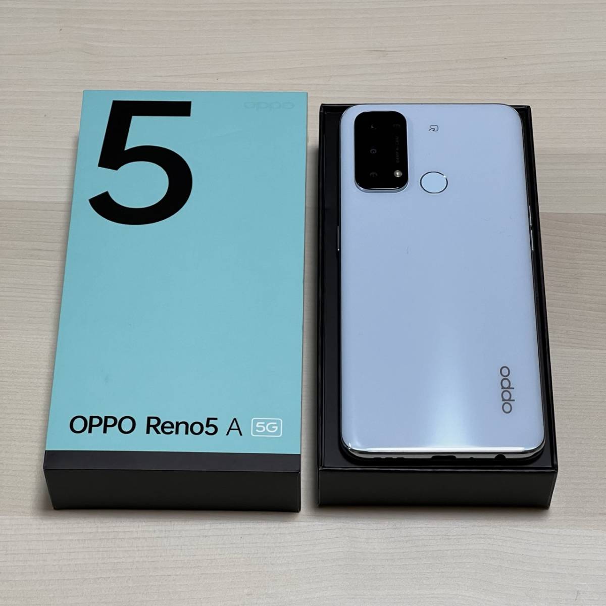 OPPO Reno 5A 国内版SIMフリー CPH2199 アイスブルー FeliCaリセット